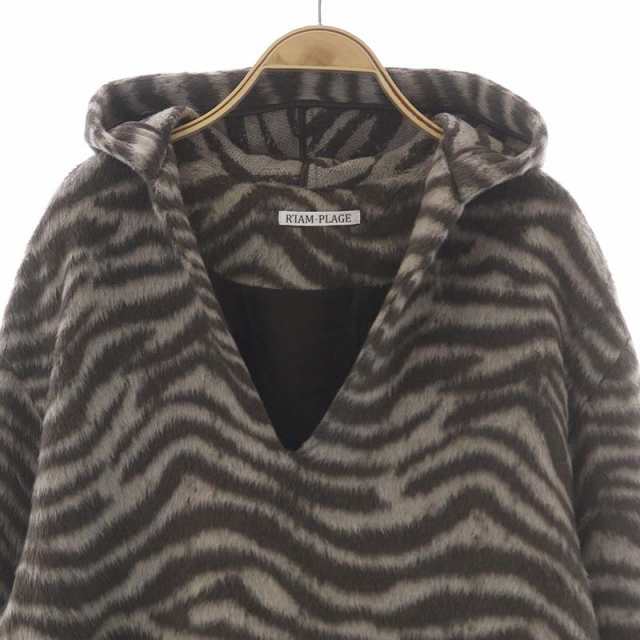 中古】リアムプラージュ 22AW ZEBRA パーカー ブルゾン プルオーバー