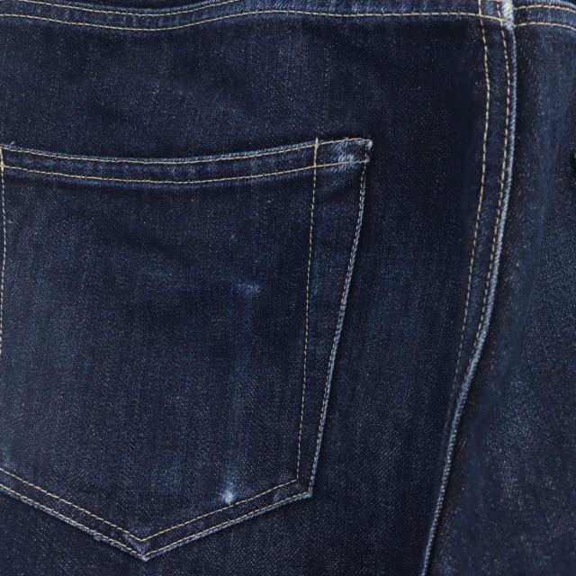 【中古】ドーソンデニム DAWSON DENIM ワイドデニムパンツ ボタンフライ 紺 ネイビー /HK ■OS メンズ｜au PAY マーケット