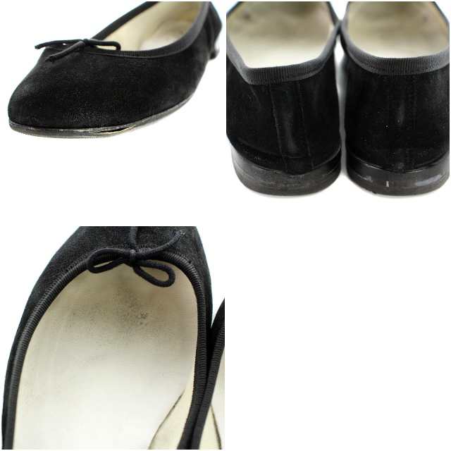 中古】レペット Repetto バレエシューズ リボン スエード 36.5