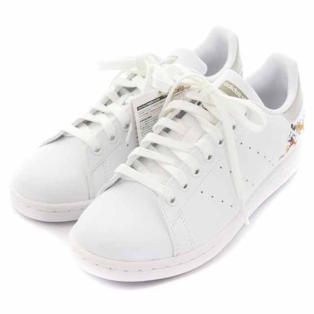 【中古】アディダスオリジナルス STAN SMITH スタンスミス Disney ディズニー スニーカー US6 24.0cm 白 GW9539｜au  PAY マーケット