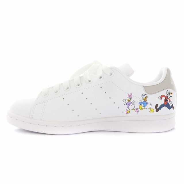 【中古】アディダスオリジナルス STAN SMITH スタンスミス Disney ディズニー スニーカー US6 24.0cm 白 GW9539｜au  PAY マーケット