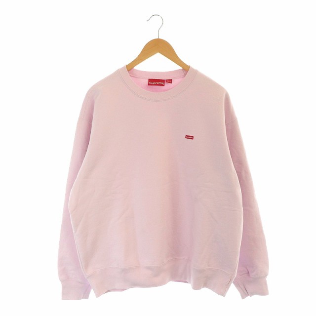 中古】シュプリーム 23SS Small Box Crewneck Light Pink スウェット