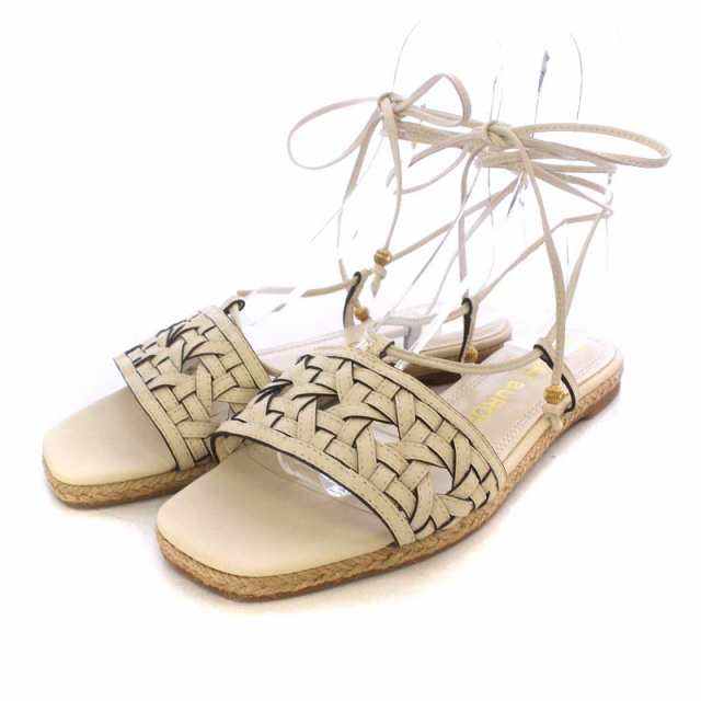 中古】トリーバーチ TORY BURCH Basket Weave Espadrilles サンダル ...