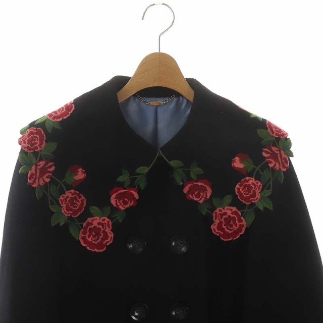 Lois CRAYON (ロイスクレヨン)　花柄刺繍ワンピースコートレディースコート