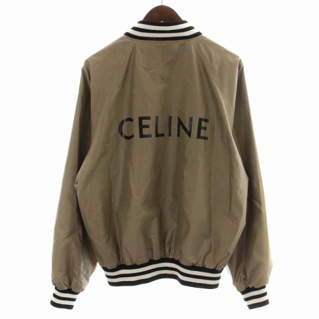 中古】セリーヌ CELINE 22SS テディ ジャケット ブルゾン バックロゴ 