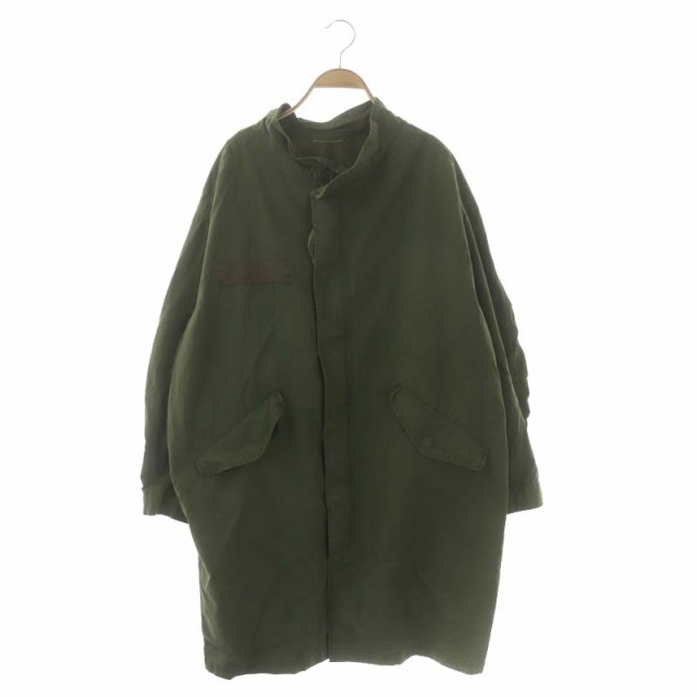 中古】ドゥーズィエムクラス 22SS military coat ミリタリーコート