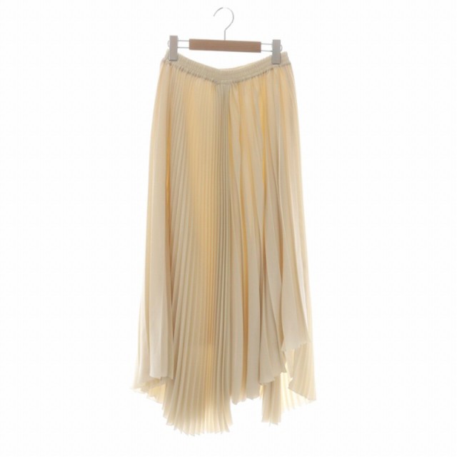 セオリー 23SS Natural GGT Irregular Pleated SK プリーツスカート