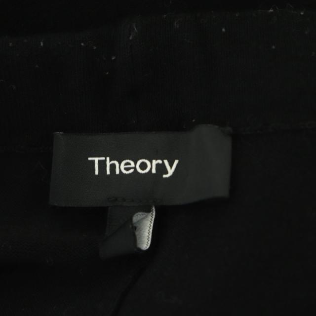 中古】セオリー theory ニットフレアスカート ロング 無地 S 黒 
