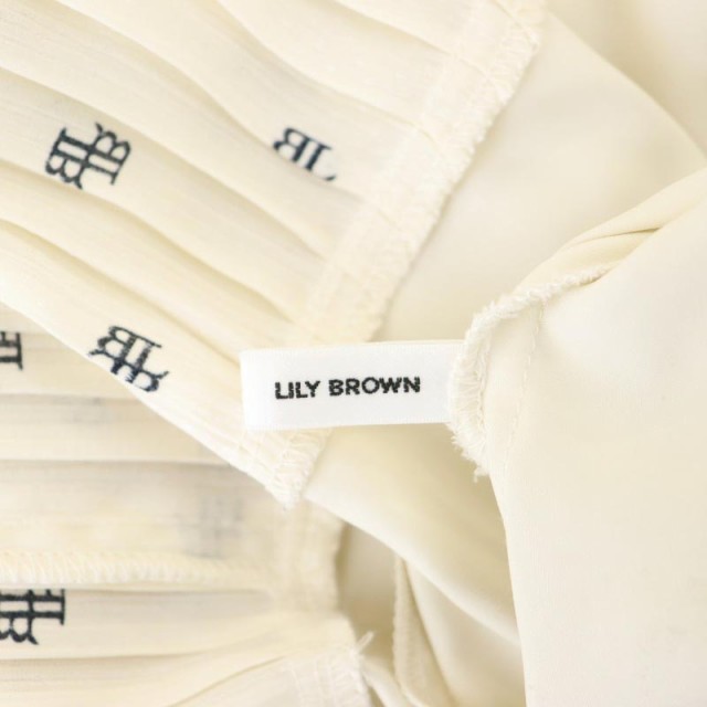 中古】リリーブラウン Lily Brown 22AW 2WAYボウタイプリーツ