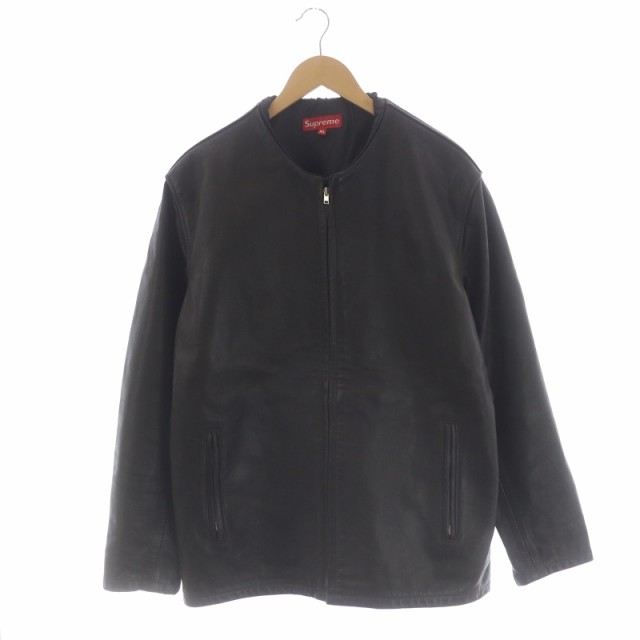 中古】シュプリーム USA製 OLD SUPREME Leather Jacket レザー 