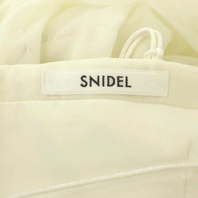 中古】スナイデル snidel 23AW ボリュームキャミワンピース レース