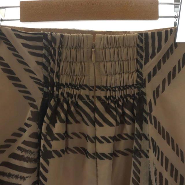 中古】未使用品 リランドチュール 23AW シアーチェックスカート フレア  