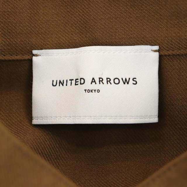 中古】ユナイテッドアローズ UNITED ARROWS P/W ギャザー シャツワンピース ウール混 ロング 長袖 38 茶色の通販はau PAY  マーケット - ブランド古着のベクトル | au PAY マーケット－通販サイト