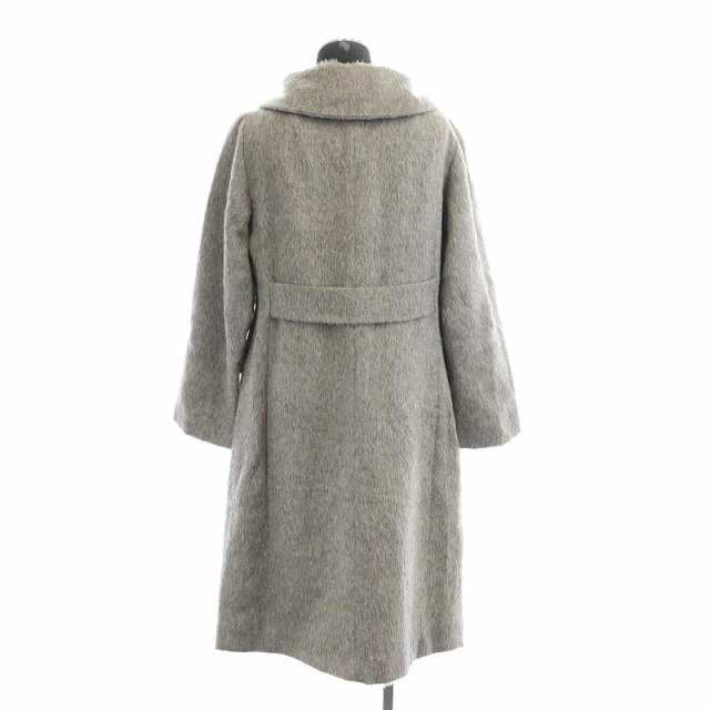 中古】マックスマーラ MAX MARA 白タグ アルパカシャギー ロングコート ...