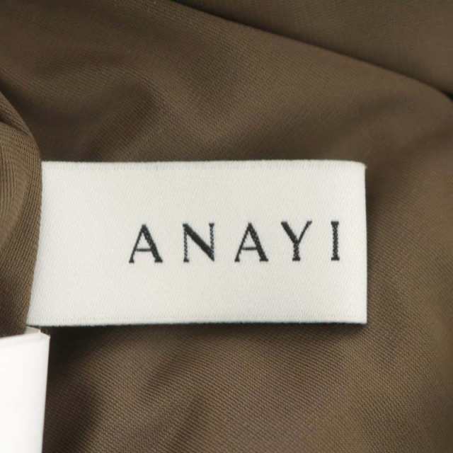 中古】アナイ ANAYI 21AW ミニドットシフォンラッフルワンピース ...