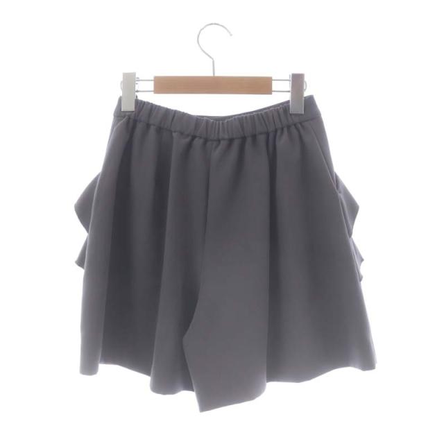 中古】チェスティ Chesty フリルショートパンツ 1 チャコールグレー  