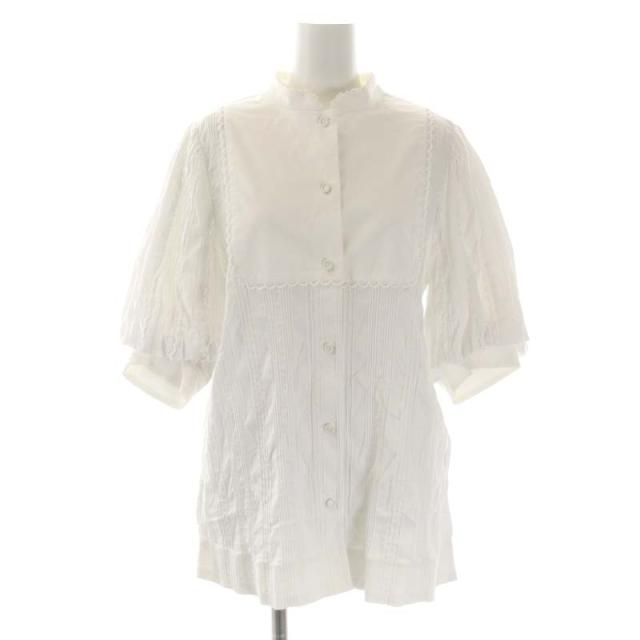 中古】シロコン shirocon 21SS パフスリーブボザムブラウス シャツ  