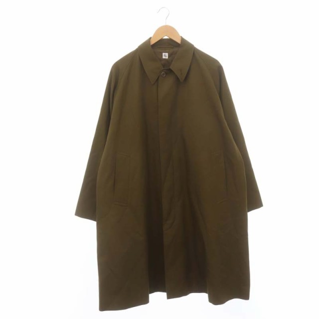 キャプテン サンシャイン 21AW Walker Coat ウール ステンカラーコート ...