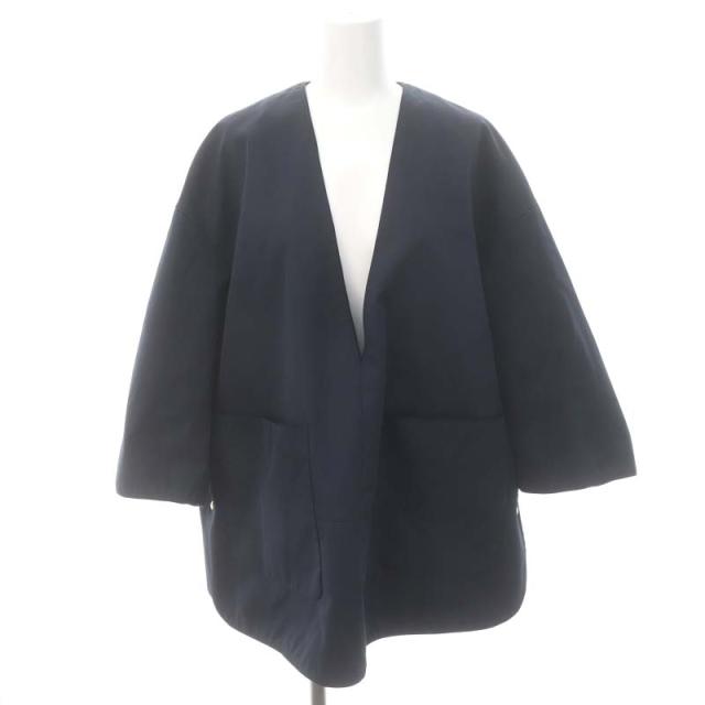 中古】ドゥロワー Drawer コットンギャバジンVネックブラウス