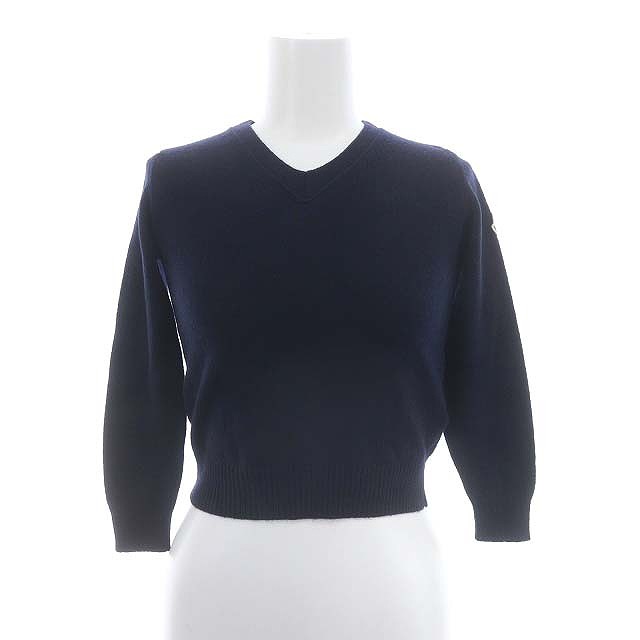 MONCLER ニット セーター SCOLLO A V TRICOT XS ファッション