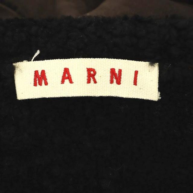 【中古】マルニ MARNI ムートンジャケット アウター 内ボア 42 茶 ブラウン /MF ■OS レディース_2