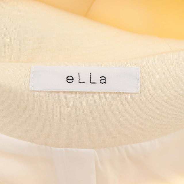 新品未使用☆eLLa エラ ボンディングフードコート アイボリー レディース