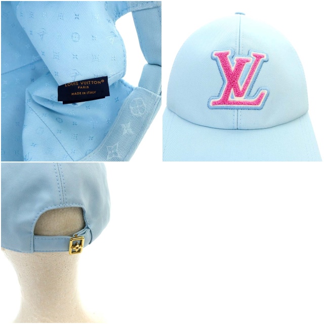 【リユース】LOUIS VUITTON キャップ LVシグネチャー M7318M LOUIS VUITTON LV signature M7318M Women's Cap – kingram-japan