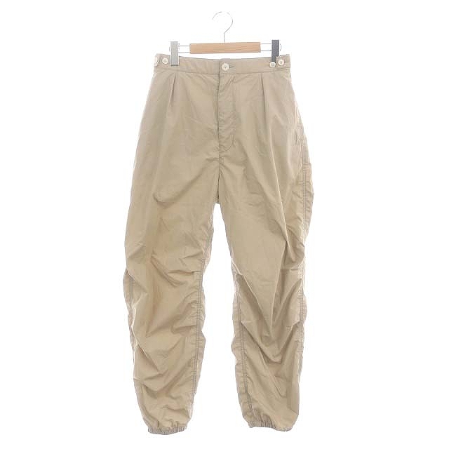 【中古】ナナミカ nanamica DECK PANTS パンツ テーパード ジョガー ジッパーフライ 0 ベージュ /DO ■OS ■SH メンズの通販は