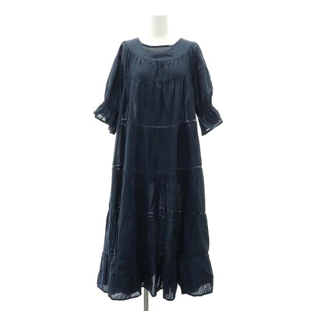 中古】未使用品 22aw ハイク HYKE ライトダブルフェイスドレス LIGHT  