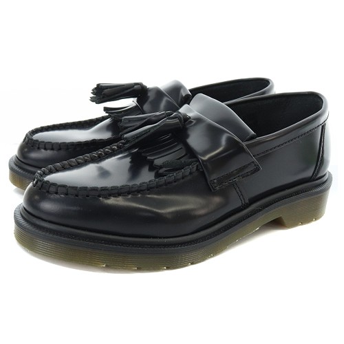 【中古】ドクターマーチン DR.MARTENS ADRIAN タッセルローファー レザー UK4 23cm 黒 ブラック /SR10 レディース