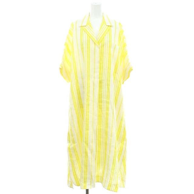 中古】エブール ebure 23SS カラーストライプリネン シャツ 中古】エブール ebure 23SS カラーストライプリネン シャツ