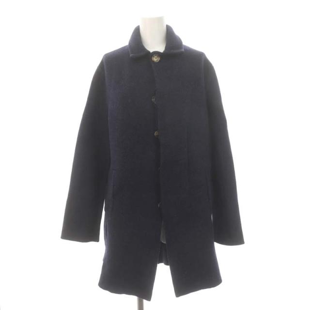 【中古】イザイア ISAIA ニットジャケット ミドル丈 ウール L 紺 ネイビー /DO ■OS ■SH レディースの通販は 10,220円