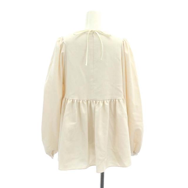 中古】ヨリ yori 24SS ドライツイードパフブラウス プルオーバー 長袖  