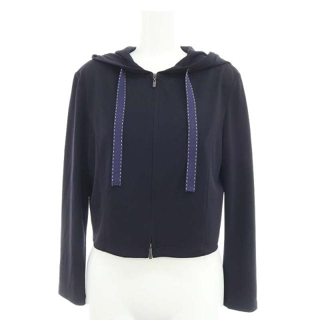 1円 美品 フォクシー NY パーカー ベロア アウター 42 ブラウン AI918