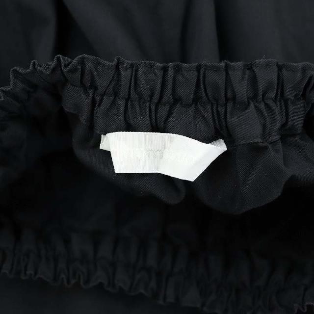 タック スカート 黒 裏付き M homspun ホームスパン 中古】ホーム  