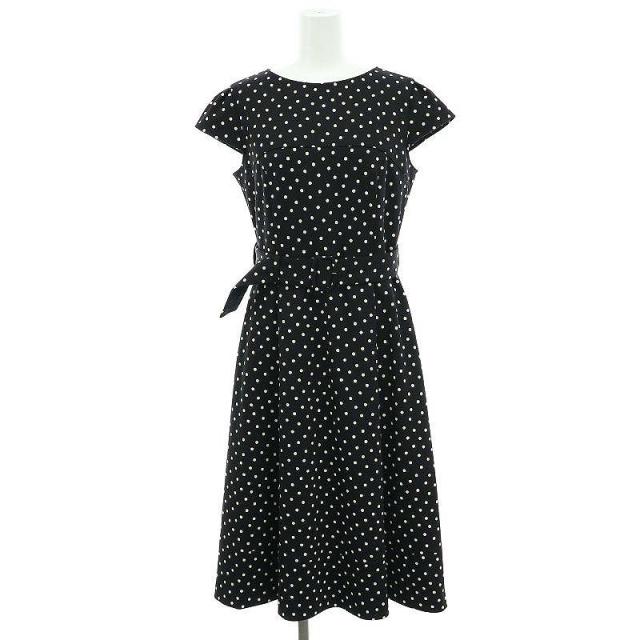 【中古】トッカ TOCCA 洗える POIS ドレス ワンピース ドット 2 M 黒 ブラック /SY ■OS レディースの通販は 9,800円