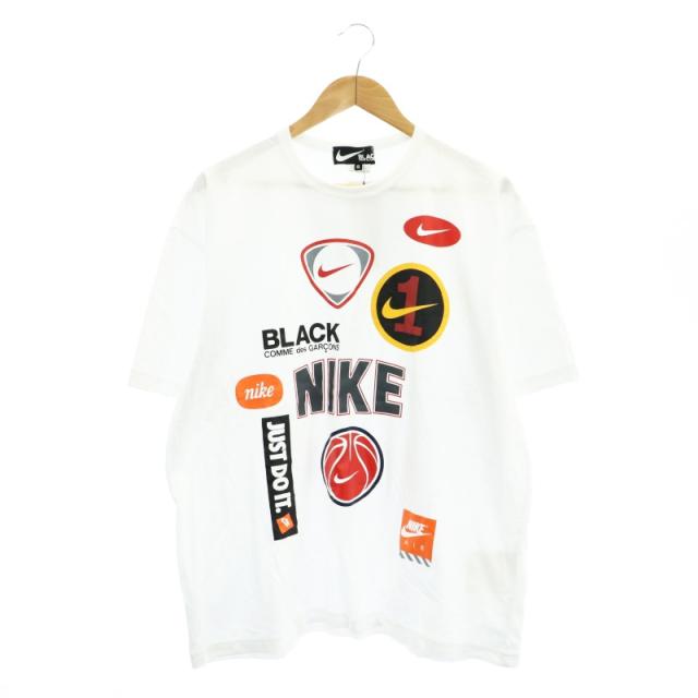 【中古】未使用品 ナイキ × ブラックコムデギャルソン AD2023 24SS Oversized Multi Logo Print T Tシャツの通販は