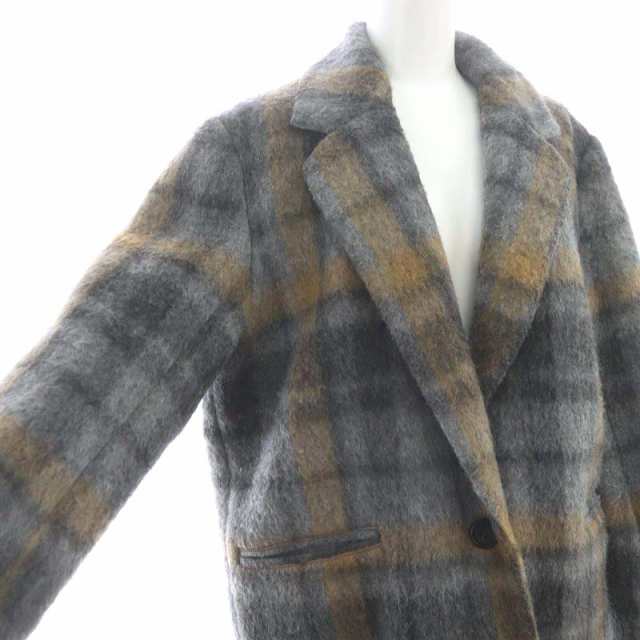 中古】スタイリング styling/ 22AW シャギーチェスターコート アウター ロング チェック 0 グレー ベージュの通販はau PAY  マーケット - ブランド古着のベクトル | au PAY マーケット－通販サイト