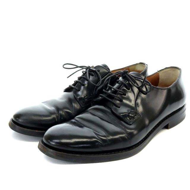 【中古】チャーチ church's SHANNON シャノン WG ポリッシュドバインダーカーフ レースアップシューズ EU36 23cm 黒の通販は 10,800円