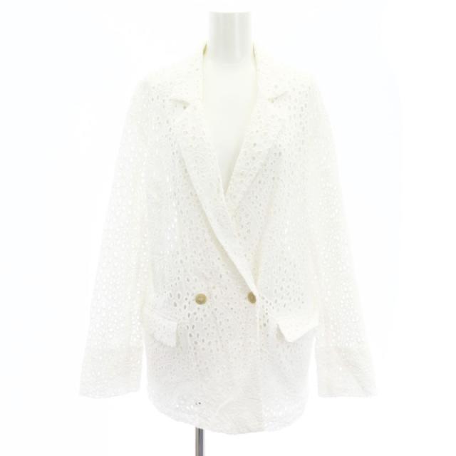 【中古】ラウンジドレス ガリャルダガランテ 24SS レースジャケット テーラード コットン F 白 LDZ1041407A0005の通販は