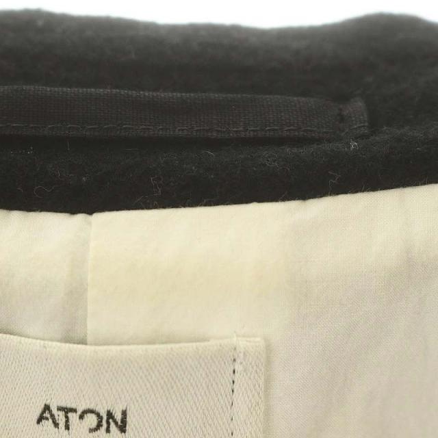 【中古】エイトン ATON PURE CAMEL MOSSA テニスコート ロング 2 M 黒 ブラック /SY ■OS レディースの通販は