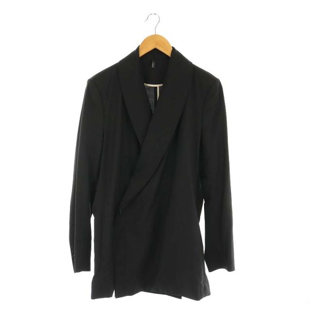 【中古】ディオールオム クリス期 11SS ウール カシュクール ジャケット ショールカラー 46 黒 ブラック 163C213E0559の通販は