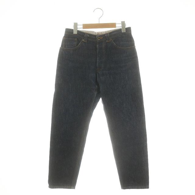 【中古】イガラシトラウザー ボタンフライデニムパンツ ジーンズ テーパード 紺 ネイビー /DO ■OS メンズの通販は 9,800円