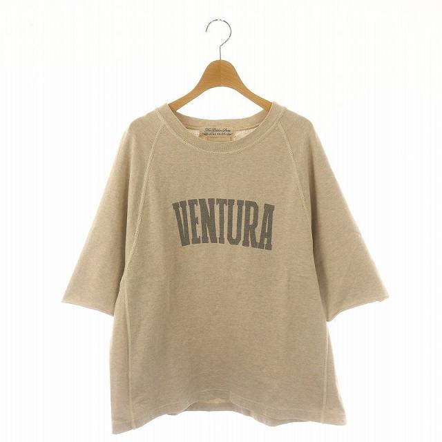 【中古】レミレリーフ 24SS VENTURA HALF SLEEVE T SHIRT Tシャツ カットソー ロゴ 七分袖 LAppartement M ナチュラルの通販は