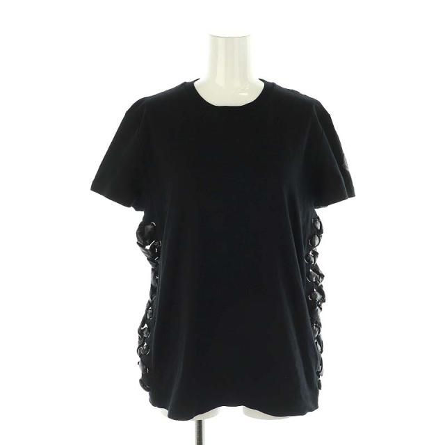 【中古】モンクレール MONCLER GENIUS 6 NOIR KEI NINOMIYA Tシャツ 半袖 サイドレースアップ S 黒 ブラック ■OSの通販は