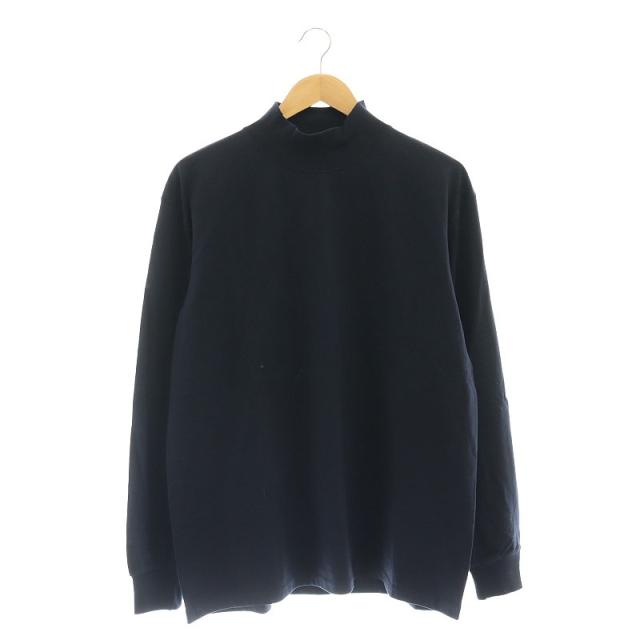 【中古】グラフペーパー L/S Mock Neck Tee カットソー Tシャツ 長袖 モックネック 1 紺 /MI ■OS ■AD メンズの通販は