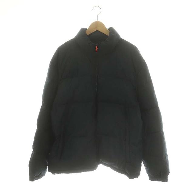 【中古】ザラ ZARA 中綿ジャケット ジップアップ スタンドカラー XL 紺 ネイビー /ES ■OS メンズの通販は