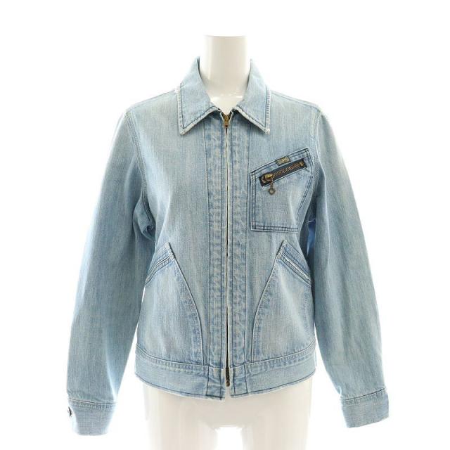 【中古】ロンハーマン × リー JELT Denim ジップアップジャケット Gジャン ジージャン XS ライトブルー レディース