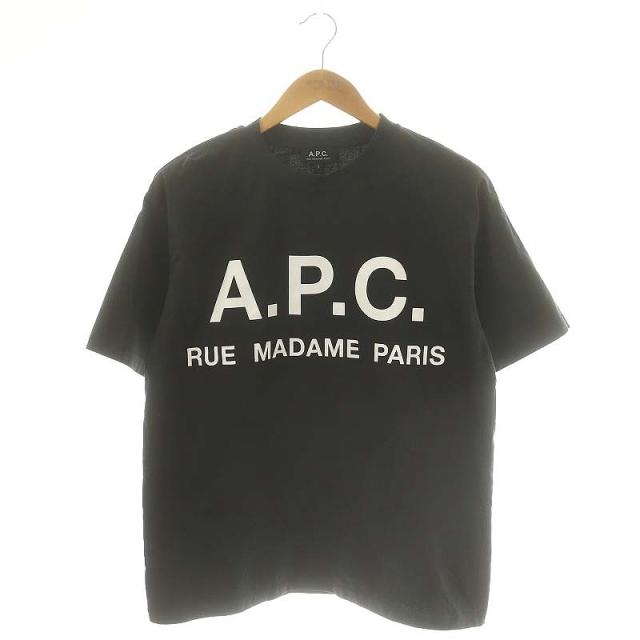 【中古】アーペーセー A.P.C. 24SS EDIFICE別注 オーバーサイズ ロゴプリント Tシャツ 半袖 S グレー /KO メンズの通販は 6,300円