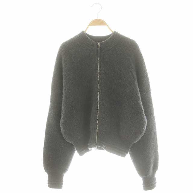 【中古】グッドグリーフ GOOD GRIEF! ニットフルジップブルゾン アウター ウール F チャコールグレー /YQ ■OS ■SHの通販は